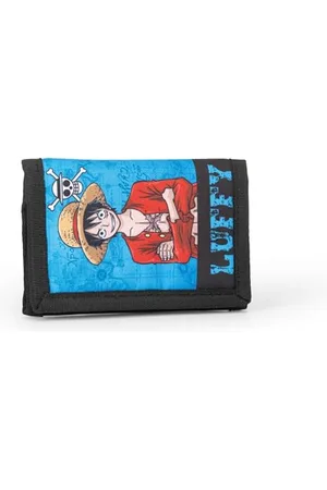 FRANCO COSIMO PANINI ONE PIECE - Portafoglio Ufficiale One Piece con Pratica Chiusura in Velcro, Tasca Esterna e Scomparti Interni, Idea Regalo Bambini e Ragazzi