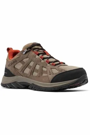 Columbia Redmond 3 WP, Scarpe da Trekking Basse Uomo, Pebble/Dark Sienna 2024, 40.5 EU