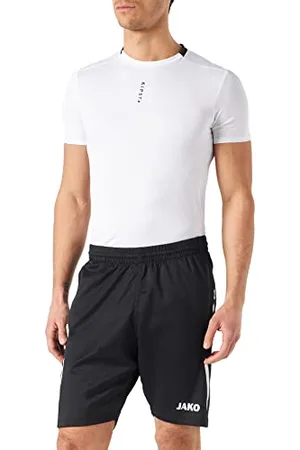 Jako Pantaloncini da Allenamento Challenge, Nero/Bianco, S Uomo