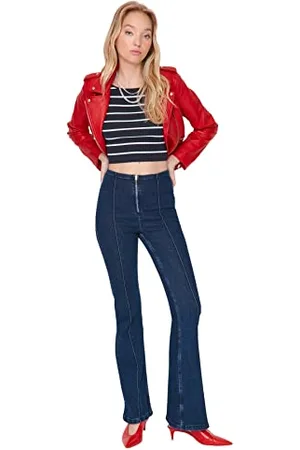 Trendyol Jeans Flare Donna, , 74 IT