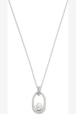 Skagen Collana da Donna, Ciondolo in Acciaio Inossidabile