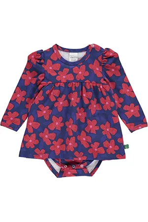 Green Cotton Pow Dress Body Livello Base, , 56 Bambine