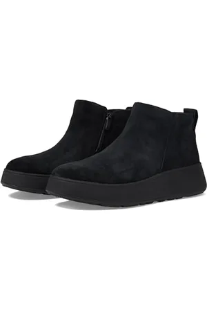 FitFlop F-Mode Suede Flatform Zip Ankle Boots, Stivali Donna, , 41 EU