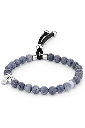 Fynch-Hatton Bracciale in acciaio inox, 16 cm, Acciaio inossidabile, Blue Sponge Coral