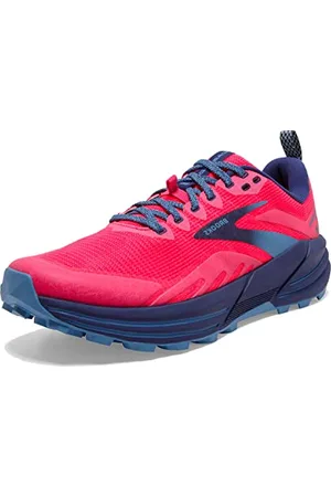 Brooks Cascadia 16, Scarpe da corsa Donna, Rosa (Rosa Fiamma Cobalto), 35.5 EU Stretta