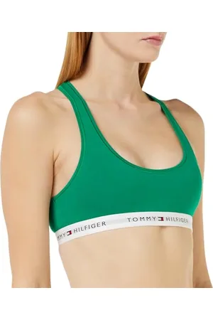 Tommy Hilfiger Unlined Bralette UW0UW03820 Altri Reggiseni, (Courtside Green), S Donna