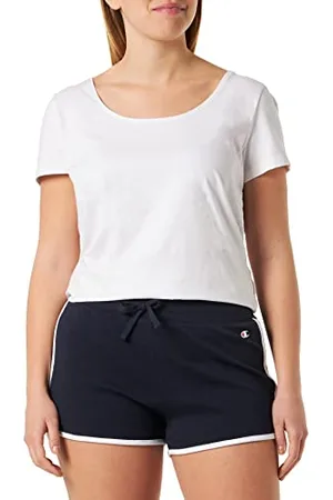 Champion Legacy American Classics Soft Cotton 1x1 Rib Small C-Logo Pantaloncini, , XXL Donna
