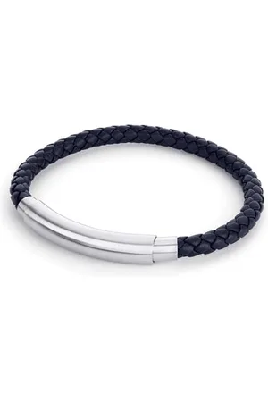 Fynch-Hatton FHJ-0096-B-88 - Cinturino in pelle con acciaio INOX, 88, Pelle, Nessuna pietra preziosa
