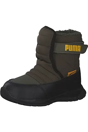 PUMA Nieve Boot WTR AC Inf, Scarpe da Ginnastica Unisex-Bimbi 0-24, Blu (Grape Leaf-Saffron), 20 EU