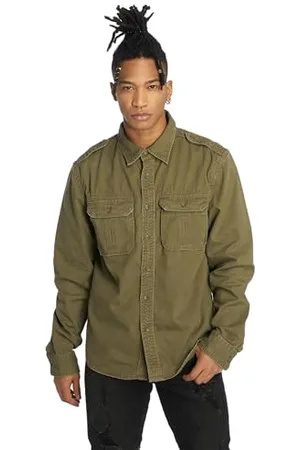 Brandit Vintage Shirt Long Sleeve, Uomo, , 4XL
