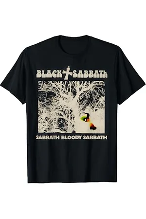 Black Sabbath Ufficiale Vintage Negativo Maglietta