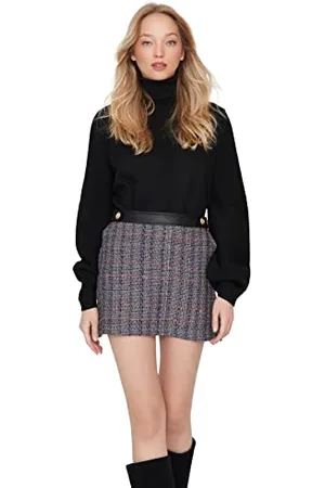 Trendyol Gonna da Donna Mini Line in Tessuto Skirt, , 34