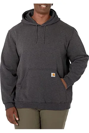 Carhartt Felpa Vestibilità Ampia, Media Pesantezza, Uomo, (Carbone Heather), M