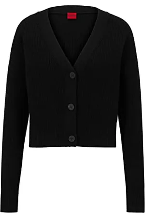 HUGO BOSS Shawany Knitted_Cardigan, , XXL Donna