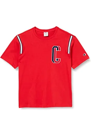 Champion Rochester 1919 Bookstore T-Shape S-S Maglietta, (Red), XS Uomo