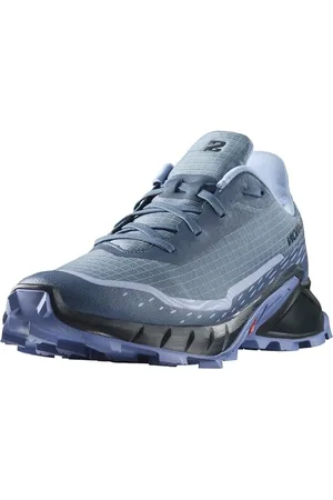 Salomon Alphacross 5 Scarpe da Trail Running da Donna, Grip potente, Comfort a lunga durata, Performance versatili, Bering Sea, 38