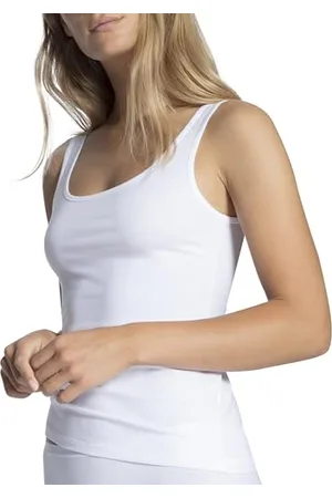 Calida Natural Comfort Vestaglia, (Weiss 001), 50 (Taglia Produttore: Medium) Donna