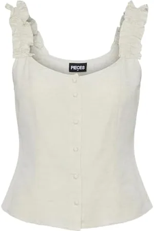 Pieces® Pckaren Strap Top, , M Donna