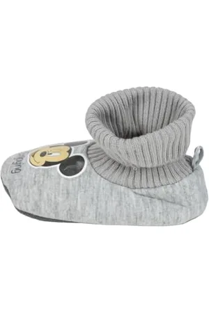 Disney Mickey Mouse Scarpi di, Slipper, Grey, 26 EU Stretta