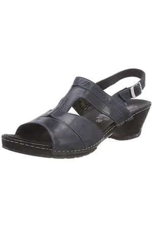 Comfortabel Sandalo da Donna con Cinturino alla Caviglia, , 39 EU Larga