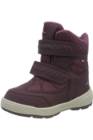 Viking To​a​s​t​y​ Hi​g​h​ GTX Wa​r​m​, Stivali da neve Unisex - Bambini e ragazzi, Multicolore (Wine/Burgundy), 25 EU