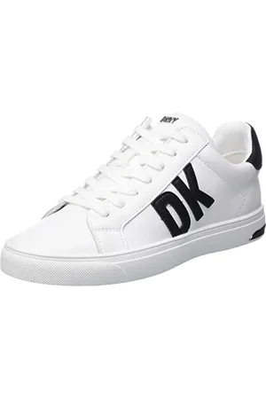 DKNY Abeni Lace-up Sneakers in Pelle, Scarpe da Ginnastica Donna, , 40.5 EU