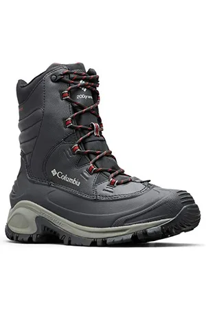 Columbia Bugaboot 3, Stivali da neve Uomo, Black/Bright Red 2023 , 40 EU