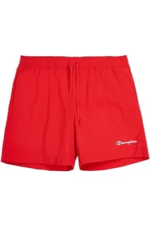 Champion Legacy Icons Beachshorts-Crinkle Taslon Small Script Logo Costume a Pantaloncino, , S Uomo