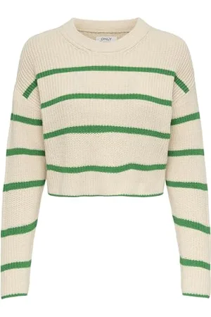 ONLY ONLMALAVI L/S Cropped Pullover Knt Maglione Lavorato a Maglia, , L da Donna