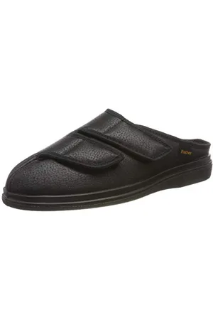 Fischer Ortho, Pantofole Uomo, Nero (Schwarz 222), 41 EU