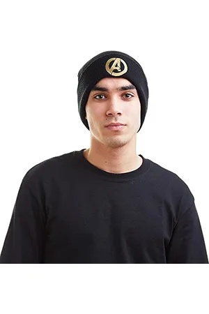 Marvel Avengers Logo Cuffia, (Black Blk), Taglia Unica Uomo
