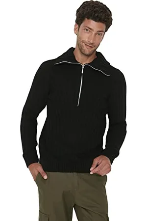Trendyol Maglione Slim a Collo Alto Maglia di Tuta, , S Uomo