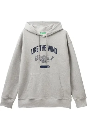 Benetton Maglia C/CAPP. M/L 3L0XU201E Felpa con Cappuccio, , M Uomo