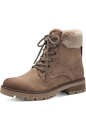 QS by s.Oliver Stivali da Donna in Pizzo Flat 5-26227-43, Neve, , 40 EU