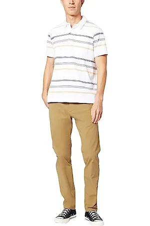 Dockers Smart 360 Flex Chino Slim Casual Pants, (Ermine), 29W / 30L Uomo