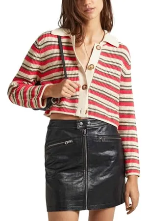 Pepe Jeans Gala Cardigan, Maglione cardigan Donna, (Crispy Red),L