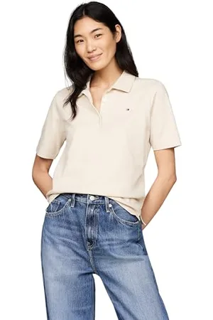 Tommy Hilfiger Donna Maglietta Polo Maniche Corte Regular Fit, (Classic ), XXS