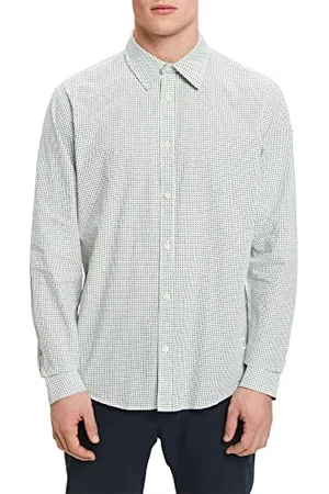 ESPRIT 013ee2f303 Camicia, 100/bianco, S Uomo