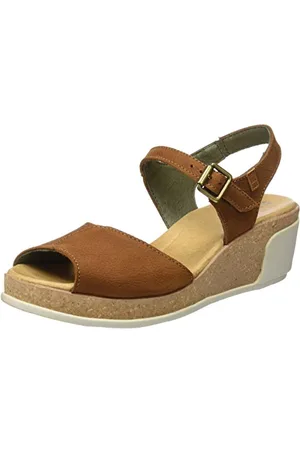 El Naturalista N5000 Leaves, Sandali con Plateau Donna, Marrone (Wood), 40 EU