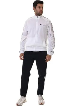 Champion Legacy Retro Sport Tracksuits-Tape Logo Special PolyWarpKnit High-Neck Tuta Sportiva, , XXL Uomo