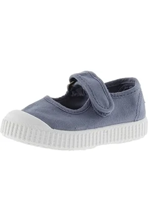 victoria Ballerine Unisex 1915 Tela Drec & Strappo & Punta Rinforzata 136605 per Bambini Azul 18