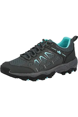 LICO Sierra, Scarpe da Arrampicata Basse, Donna, Grigio (Antracite/Turchese), 39 EU