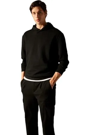 DeFacto B6492ax Felpa con Cappuccio, , XL Uomo
