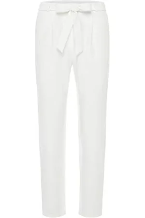 Pieces® PCALBIA HW Pants Noos Pantaloni, (Cloud Dancer Cloud Dancer), XS Donna