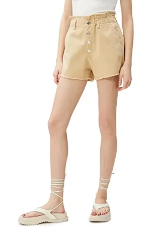 Koton Pantaloncini Jean in Vita Elasticizzati, (080), 46 Donna