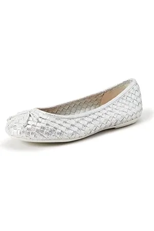 Geox D Palmaria A, Ballerine Donna, Argento (Silver), 38 EU