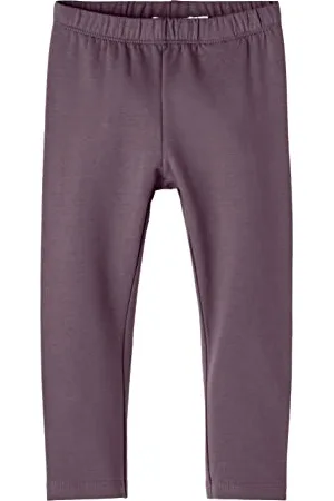 NAME IT Nkfdavina Solid SWE Legging Bru N Noos Leggings, , 134 Bambine e Ragazze
