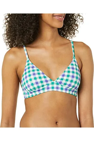 Amazon Top Bikini Classico con Sostegno Leggero Donna, , 48