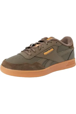 Reebok Anticipo del Tribunale, Scarpe da Ginnastica Unisex-Adulto, Grout F23 Shocking Orange F23 Gomma Gomma 05, 38.5 EU
