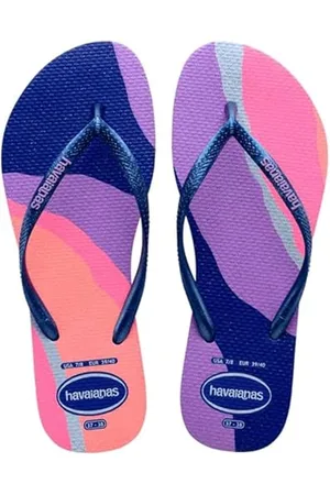 Havaianas Slim Palette Glow, Infradito Donna, Blu , 33/34 EU